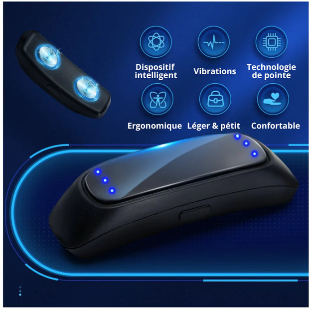 Dispositif Intelligent EMS Anti-Ronflement - Solution Portable pour Améliorer le Sommeil et Réduire le Bruit