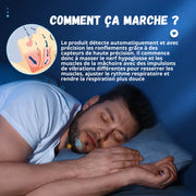 Dispositif Intelligent EMS Anti-Ronflement - Solution Portable pour Améliorer le Sommeil et Réduire le Bruit
