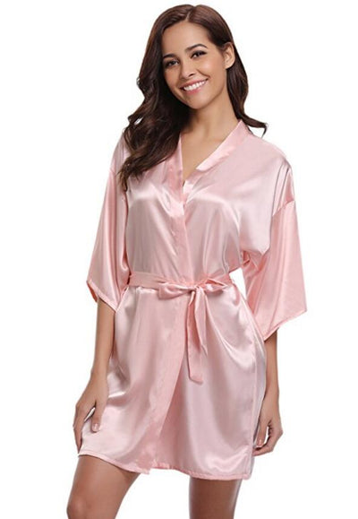 Robe de chambre en Satin